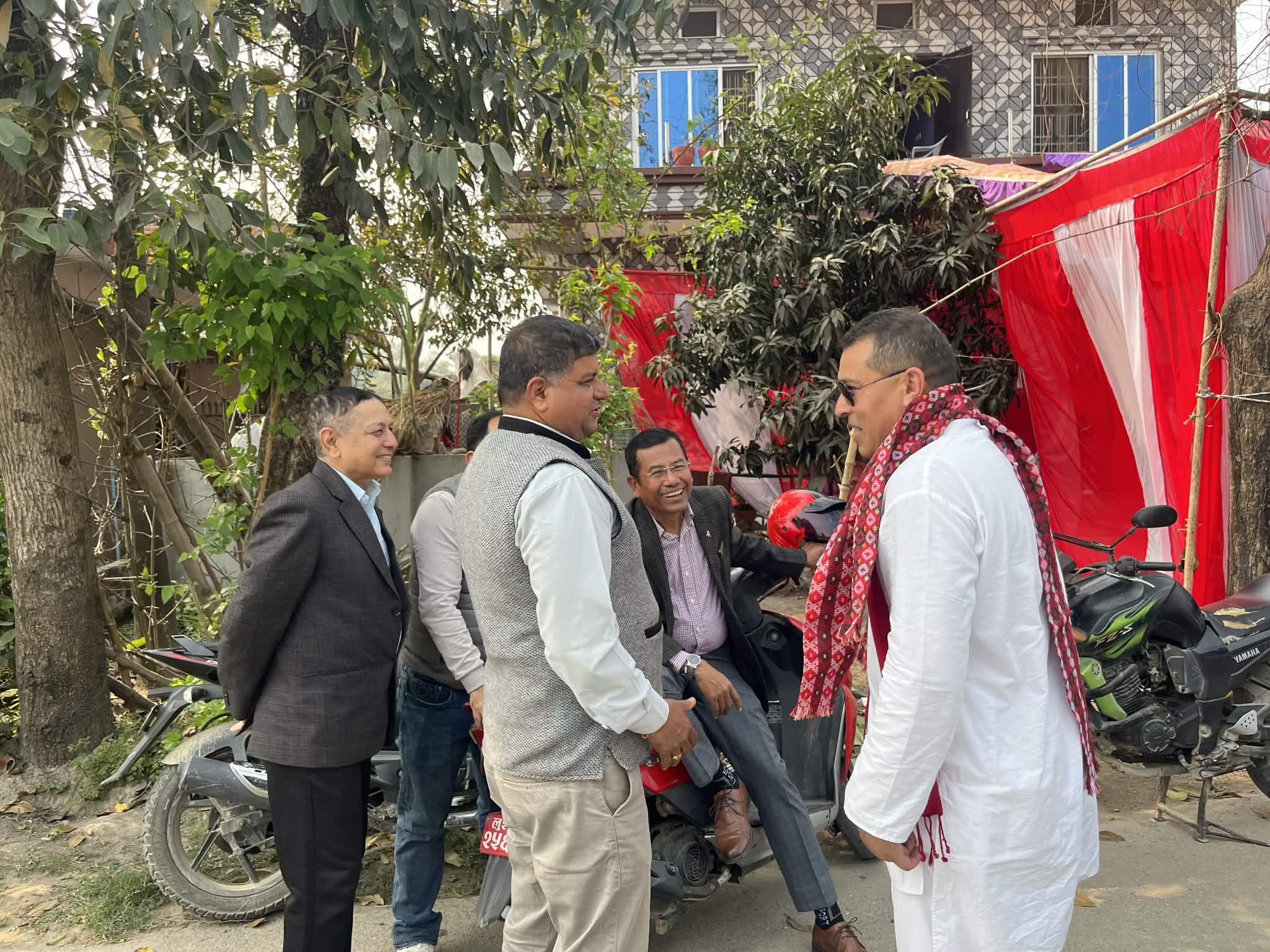 राप्रपाका गौरव बोहरा सियारी र तिलोत्तमामा घरदैलो अभियानमा सक्रिय