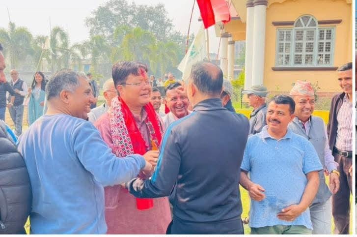 घर–घरमा सुशील गुरुङ : रुपन्देही–३ मा कांग्रेसको घरदैलो तीव्र